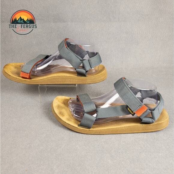 Teva Original Universal Backpack Strappy Outdoor Sandals Gray Women's Size 10 - Picture 4 of 10